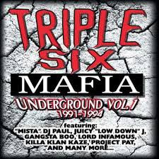 TRIPLE SIX MAFIA-UNDERGROUND VOL.1 1991-1994 RED/ BLACK VINYL 2LP *NEW*
