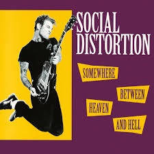 SOCIAL DISTORTION-SOMEWHERE BETWEEN HEAVEN & HELL YELLOW VINYL LP *NEW*