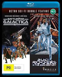 BATTLESTAR GALACTICA-BUCK ROGERS IN THE 25TH CENTURY -BLURAY NM
