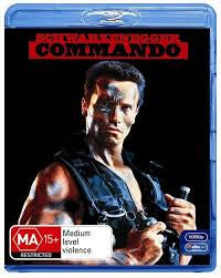 CAMMANDO-SCHWARZENEGGER BLURAY NM