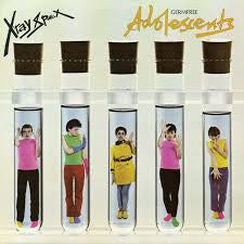 X-RAY SPEX-GERMFREE ADOLESCENTS YELLOW/ BLUE/ GREEN SPLATTER VINYL LP NM COVER VG+