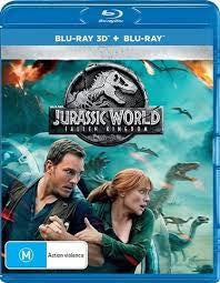 JURASSIC WORLD-FALLEN KINGDOM 3D 2BLURAY NM