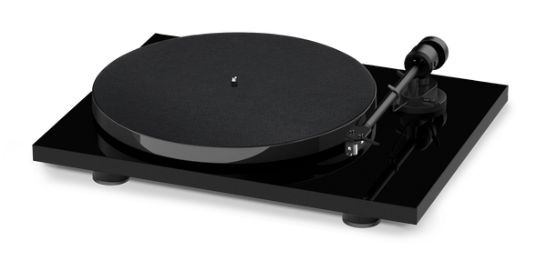 PRO-JECT E1 TURNTABLE WITH PICK IT MM E CARTRIDGE HIGH GLOSS BLACK *NEW*