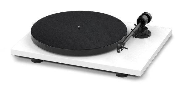 PRO-JECT E1 TURNTABLE WITH PICK IT MM E CARTRIDGE WHITE *NEW*