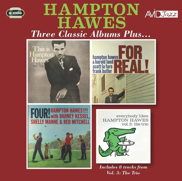 HAWES HAMPTON-THREE CLASSIC ALBUMS PLUS 2CD VG+