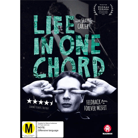 LIFE IN ONE CHORD SHAYNE CARTER FILM DVD NM