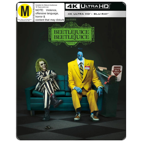 BEETLEJUICE BEETLEJUICE-4K ULTRA HD + BLURAY NM