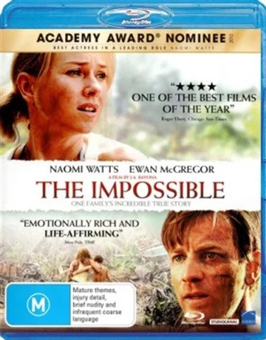 IMPOSSIBLE THE-BLURAY VG+