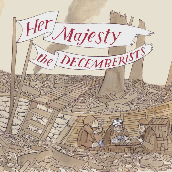 DECEMBERISTS THE-HER MAJESTY PEACH VINYL LP NM COVER EX