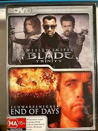 BLADE TRINITY/END OF DAYS-2DVD VG+