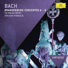 BACH- BRANDENBURG CONCERTOS 4-6 PINNOCK CD NM