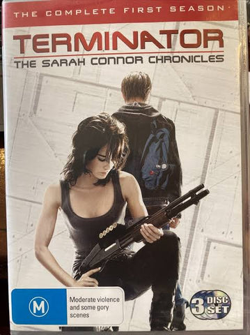 TERMINATOR-THE SARAH CONNOR CHRONICLES-COMPLETE FIRST SEASON 3DVD VG