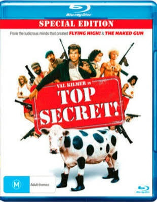 TOP SECRET- BLURAY NM