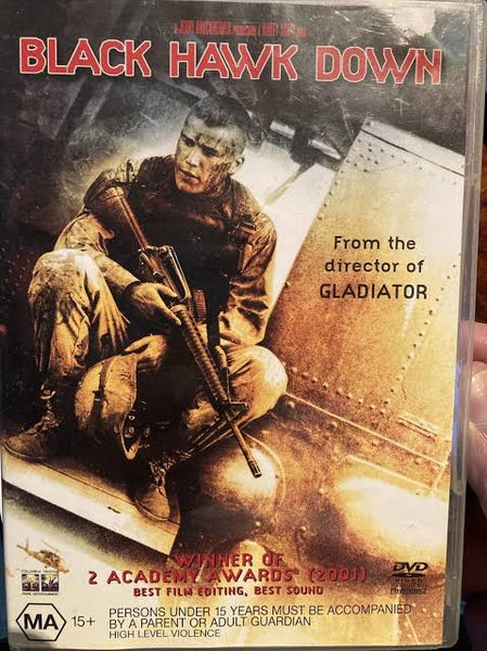BLACK HAWK DOWN- DVD VG+