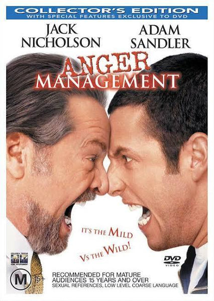 ANGER MANAGEMENT-DVD VG+