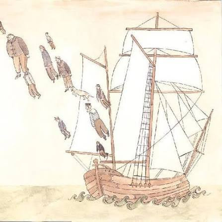 DECEMBERISTS THE-CASTAWAYS & CUTOUTS BLUE VINYL LP NM COVER NM