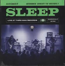 SLEEP-LIVE AT THIRD MAN RECORDS BLUE/ GREEN/ PURPLE/ ORANGE VINYL 4LP BOX SET NM BOX VG