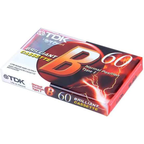 TDK B60 CASSETTE *NEW*