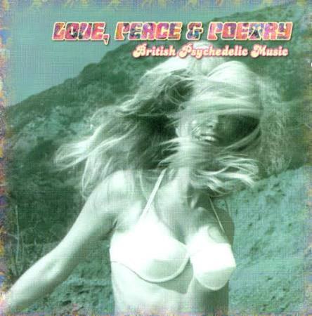 LOVE, PEACE & POETRY BRITISH PSYCHEDELIC MUSIC-VARIOUS ARTISTS LP VG+ COVER EX