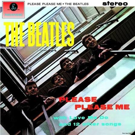 BEATLES THE-PLEASE PLEASE ME STEREO LP VG COVER VG+