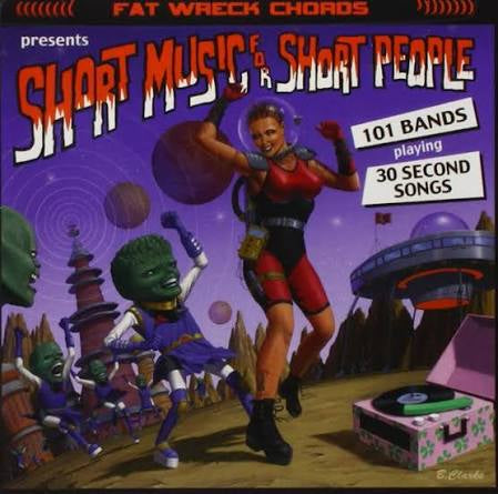 SHORT MUSIC FOR SHORT PEOPLE-VARIOUS ARTISTS LIME GREEN VINYL LP *NEW*