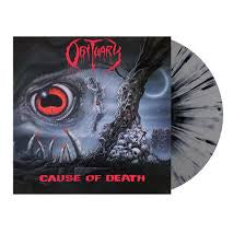 OBITUARY-CAUSE OF DEATH GRAY/ BLACK SPLATTER VINYL LP *NEW*