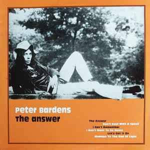 BARDENS PETER-THE ANSWER CLEAR VINYL LP NM COVDER VG