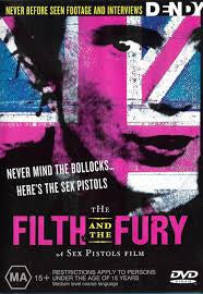 FILTH AND THE FURY-A SEX PISTOLS FILM DVD VG+