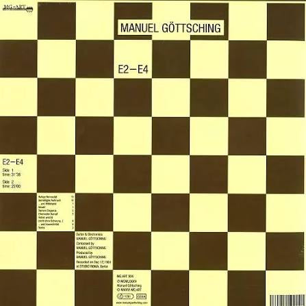 GOTTSCHING MANUEL-E2-E4 LP VG COVER EX
