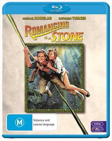 ROMANCING THE STONE- BLURAY NM
