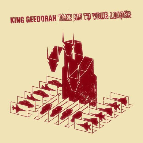 KING GEEDORAH (MF DOOM)-TAKE ME TO YOUR LEADER RED VINYL 2LP NM COVER VG+