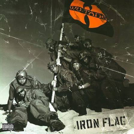 WU-TANG CLAN-IRON FLAG CLEAR VINYL 2LP NM COVER EX