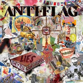 ANTI-FLAG-LIES THEY TELL OUR CHILDREN BONE VINYL LP NM COVER NM