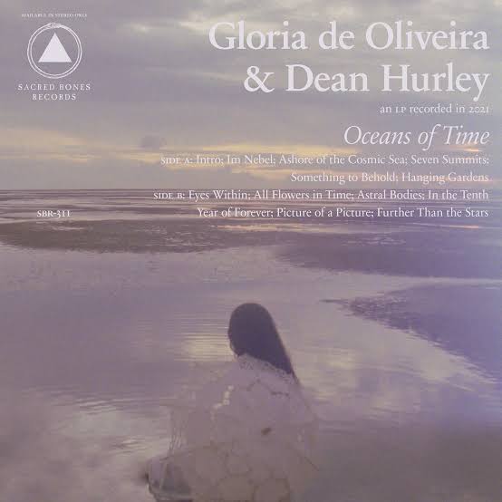OLIVEIRA DE GLORIA & DEAN HURLEY-OCEANS OF TIME LAVENDER SWIRL VINYL LP NM COVER EX