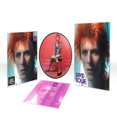 BOWIE DAVID-SPACE ODDITY PICTURE DISC LP NM COVER VG+