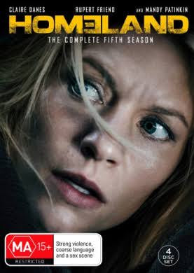 HOMELAND- COMPLETE FIFTH SEASON 4DVD VG+