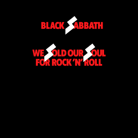 BLACK SABBATH-WE SOLD OUR SOUL FOR ROCK 'N' ROLL 2LP VG COVER VG