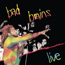 BAD BRAINS- LIVE FLARE RED VINYL LP *NEW*