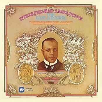 PERLMAN ITZHAK AND ANDRE PREVIN- MUSIC OF SCOTT JOPLIN LP VG COVER VG