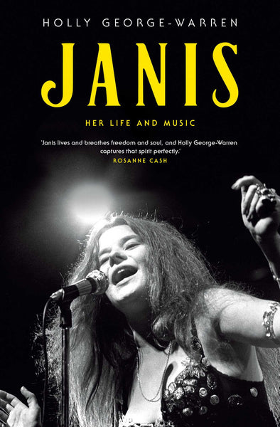 JANIS JOPLIN- HER LIFE AND MUSIC HOLLY GEORGE-WARREN BOOK VG+