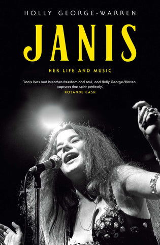 JANIS JOPLIN- HER LIFE AND MUSIC HOLLY GEORGE-WARREN BOOK VG+