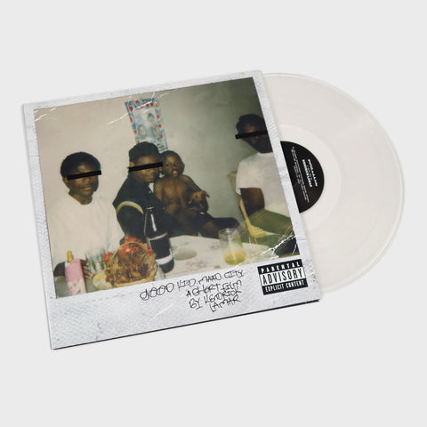 LAMAR KENDRICK-GOOD KID, M.A.A.D CITY 10TH ANNIV CLEAR VINYL 2LP EX COVER VG+