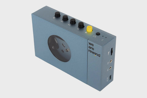 WE ARE REWIND PORTABLE CASSETTE PLAYER & RECORDER KURT BLUE *PRE-ORDER*