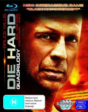 DIE HARD- QUADRILOGY 5BLURAY NM