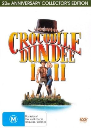 CROCODILE DUNDEE 1&2-2DVD VG