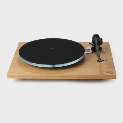 REGA - PLANAR 3 WHITE OAK TURNTABLE  (NO CARTRIDGE) *NEW*