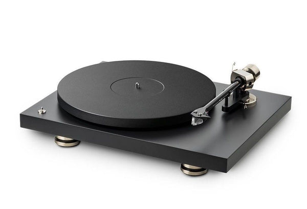 PROJECT-DEBUT PRO SATIN BLACK TURNTABLE PREFITTED WITH PICK IT PRO CARTRIDGE *NEW*