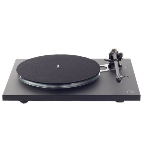 REGA-PLANAR 6 BLACK TURNTABLE (NO CARTRIDGE) *NEW*