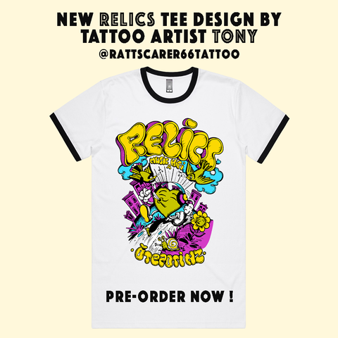 RELICS ROCK N ROLLIN T-SHIRT *PRE-ORDER*