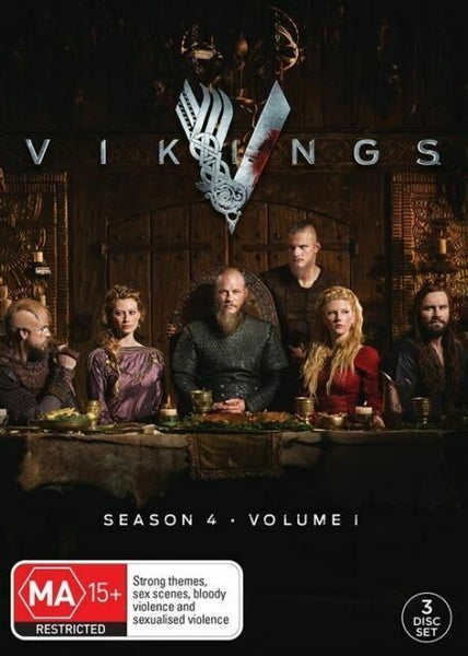 VIKINGS SEASON FOUR VOLUME ONE 3DVD VG+